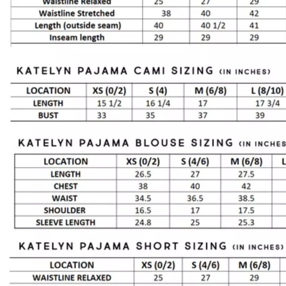 Robed with Love Katelyn Pink 4 piece Pajama Set Top, Pants, Shorts - Silky Lace - Picture 15 of 15